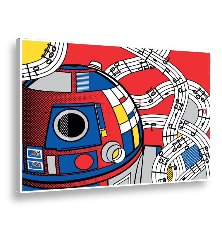 Pop art Star Wars R2D2 - Tela canvas Artyexpress
