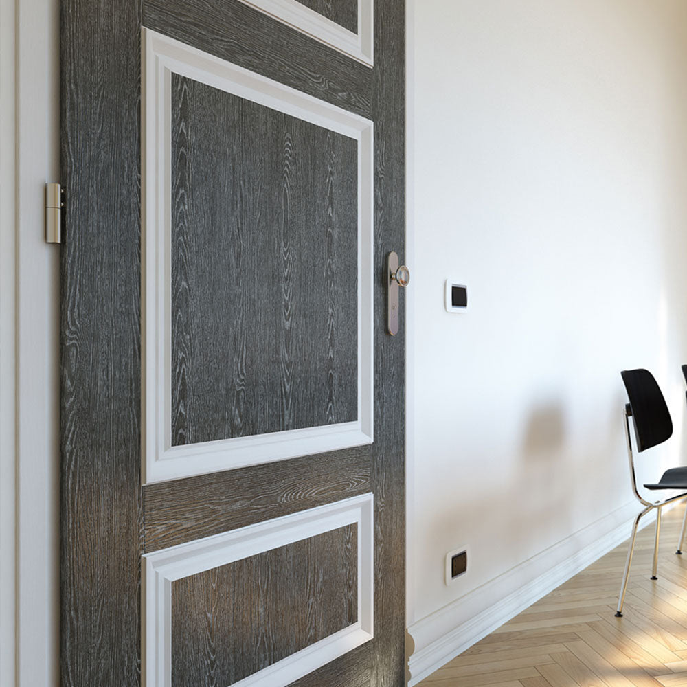 Rivestimento adesivo PVC Serie Wood – WD-002 Rovere Grigio Scuro