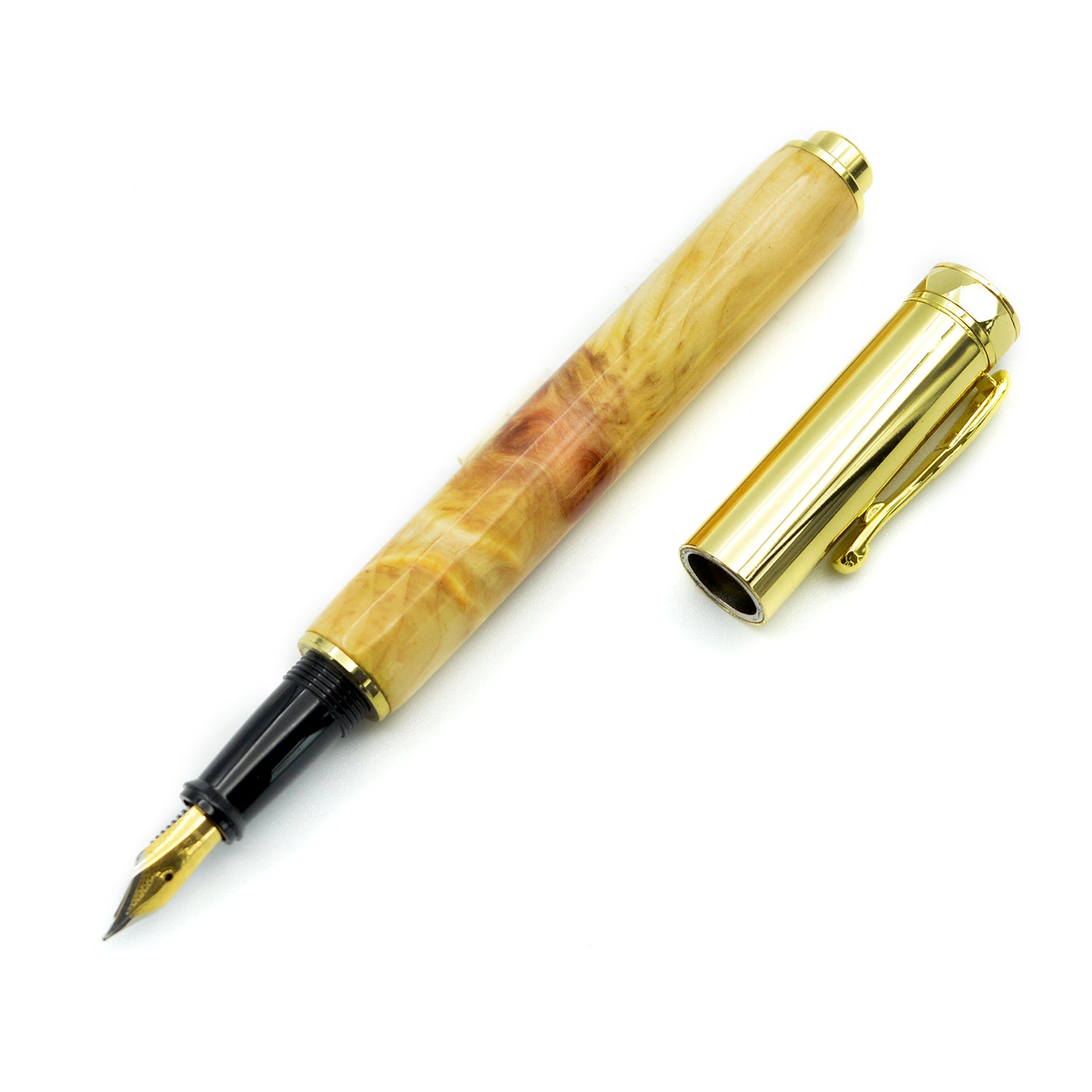 Asia - Penna stilografica in Cirmolo alpino