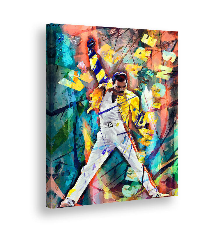 Queen Freddie Mercury - Pop Art - Tela canvas Artyexpress