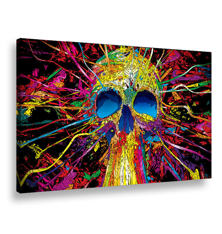 Pop Art - Teschio fantasia - Tela canvas Artyexpress