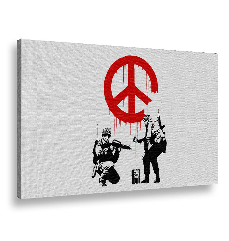 Bansky - Soldiers - Tela canvas