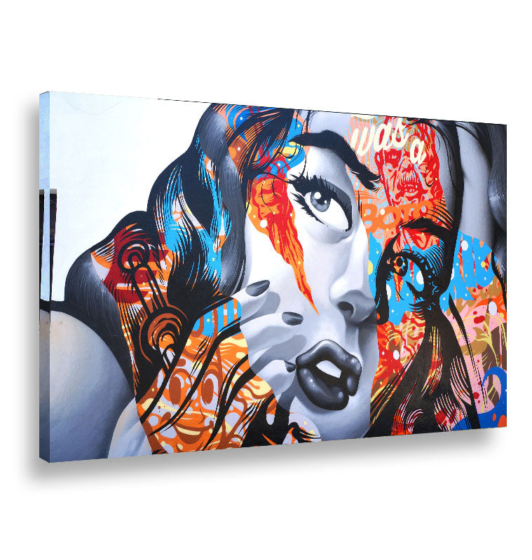 Pop art Fantasia Donna - Tela canvas Artyexpress