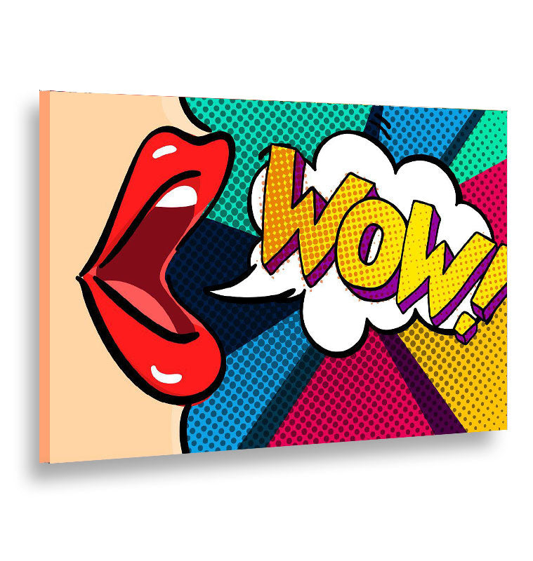 Pop art Wow - Tela canvas Artyexpress