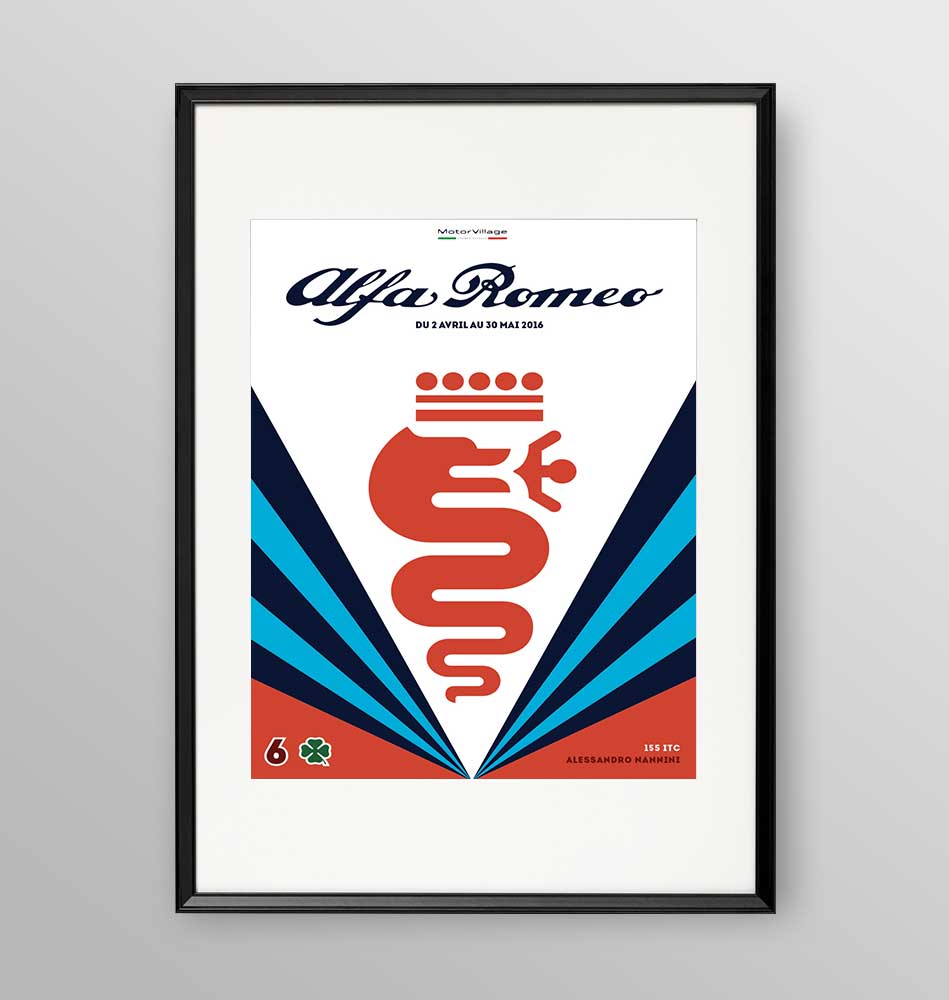 Poster incorniciato - Alfa Romeo - Artyexpress