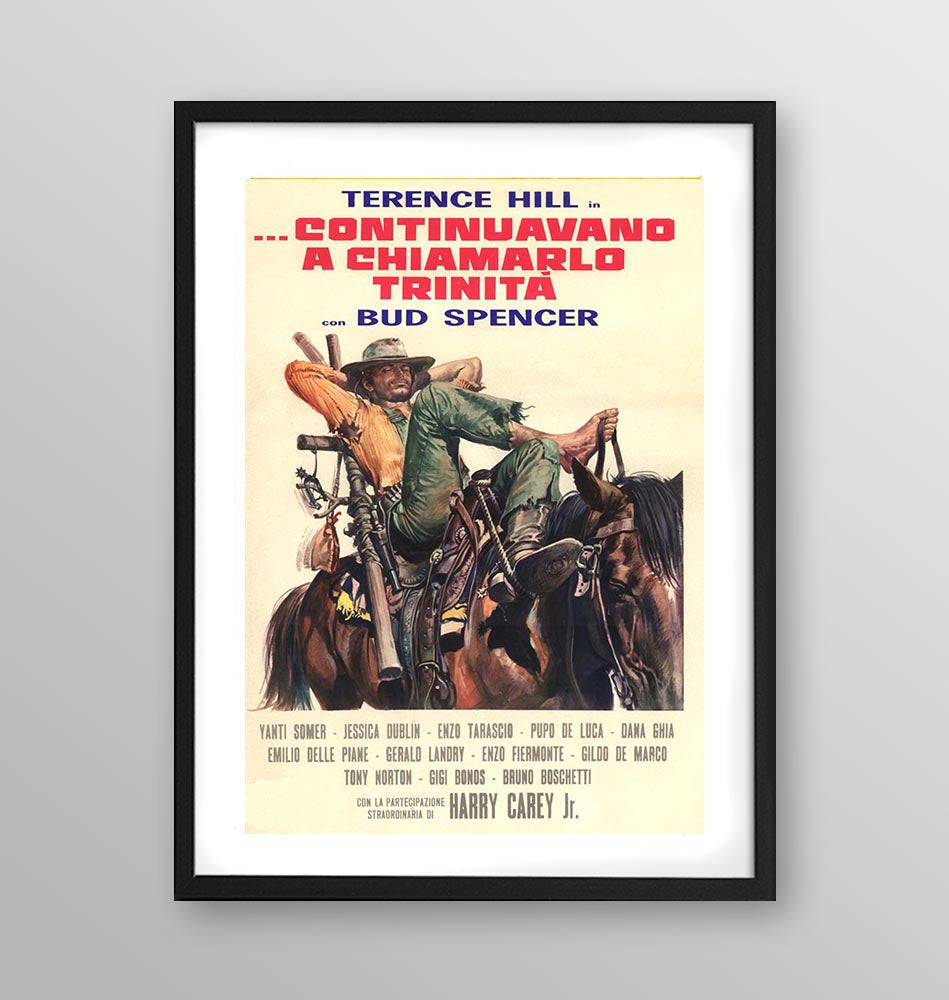 ...continuavano a chiamarlo Trinità - Poster film incorniciato Artyexpress