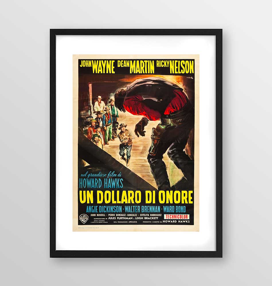 Film - Per un dollaro di onore - Poster incorniciato Artyexpress