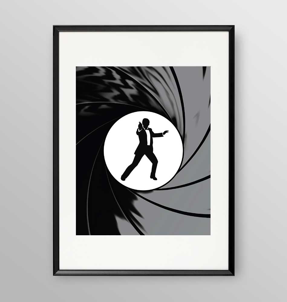 007 - Poster incorniciato del film di James Bond