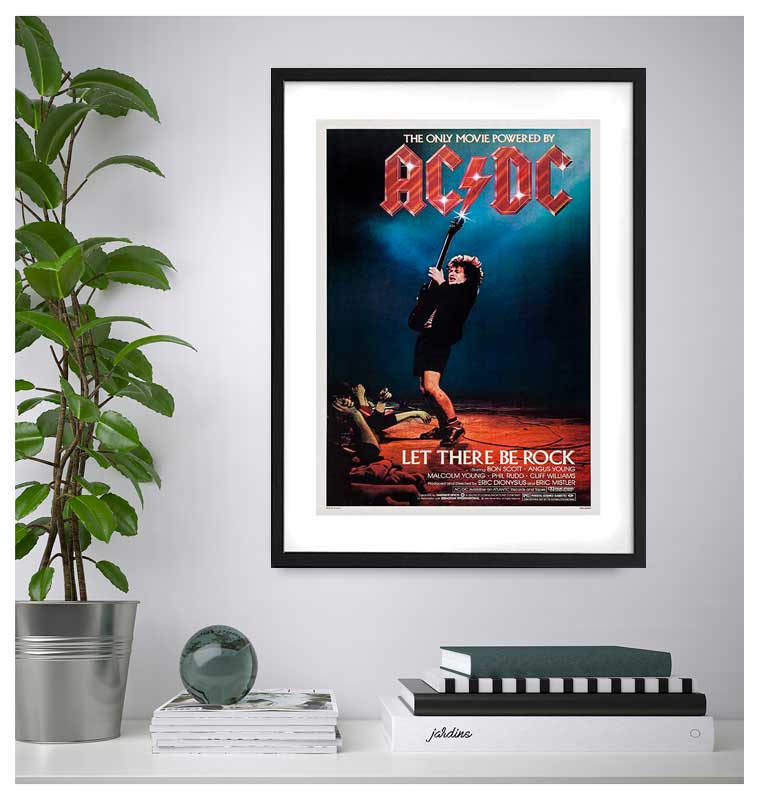 Film concerto - AC/DC - Poster incorniciato Artyexpress