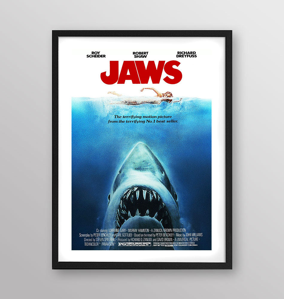 Film - Lo Squalo - Poster incorniciato Artyexpress