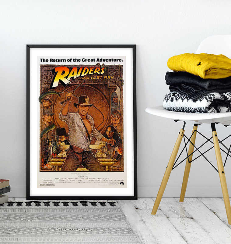 Film - Indiana Jones e i predatori dell'arca perduta - Poster incorniciato Artyexpress