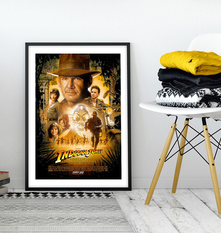 Film - Indiana Jones e il regno del teschio di cristallo - Poster incorniciato Artyexpress