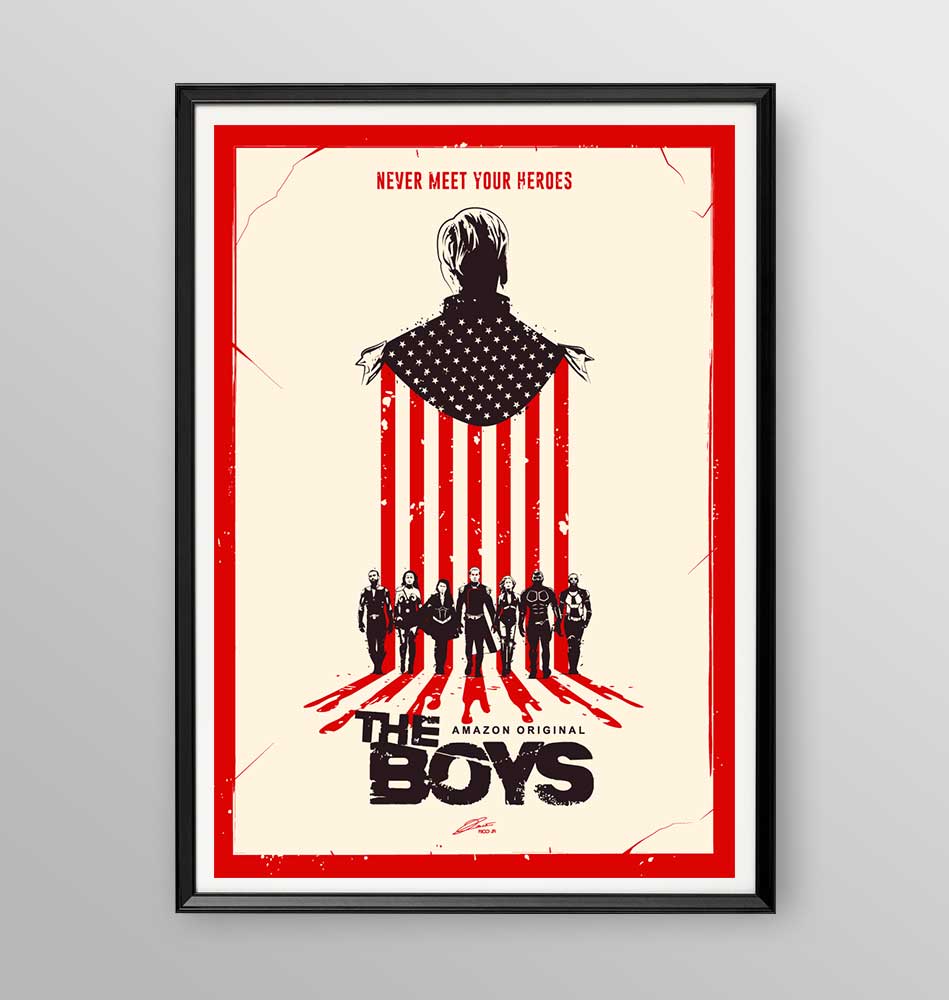 Serie tv - The Boys - Poster incorniciato Artyexpress