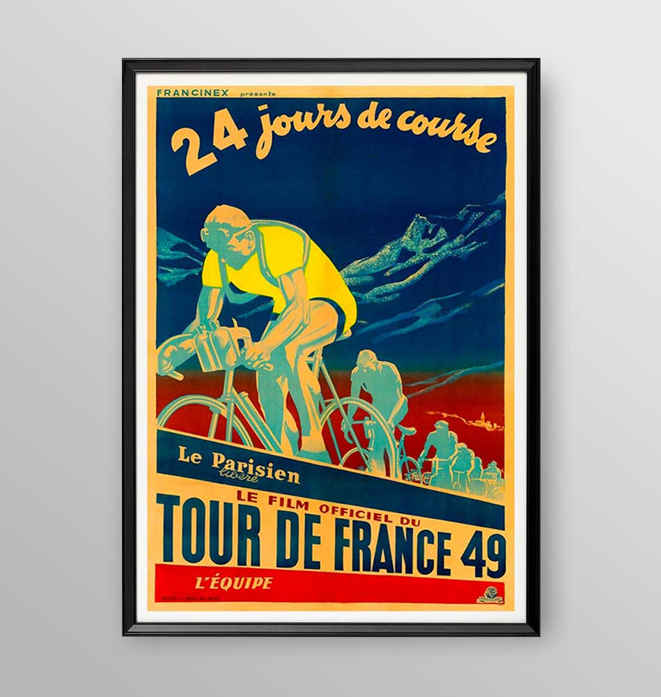 Locandina Tour de France 49 - Poster incorniciato Artyexpress