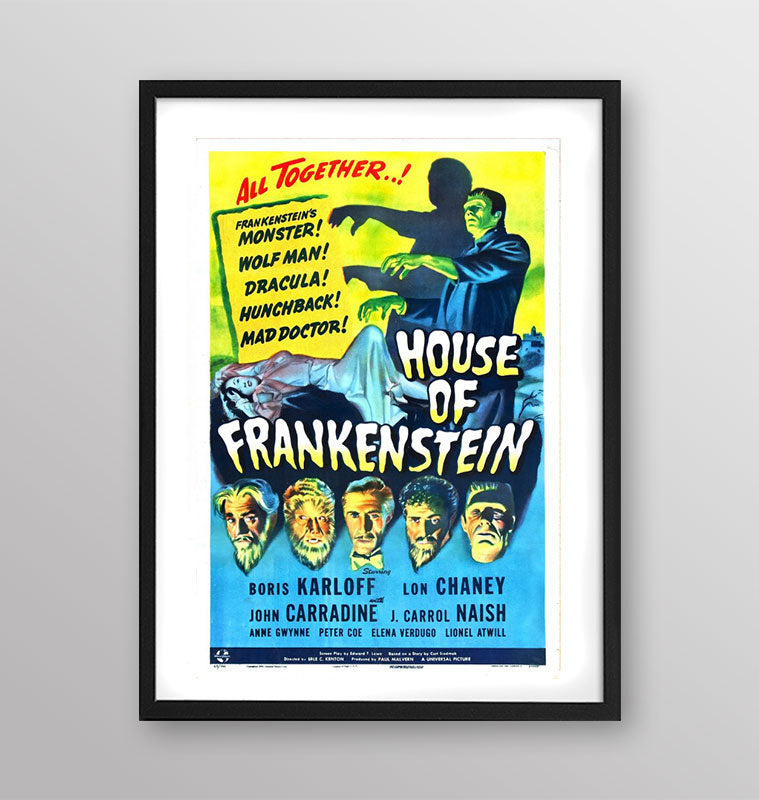 Film - House of Frankenstein - Poster incorniciato Artyexpress
