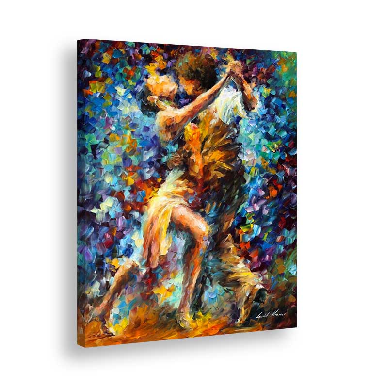 Tela canvas Lenoid Afremov "Lotta interna della lussuria"