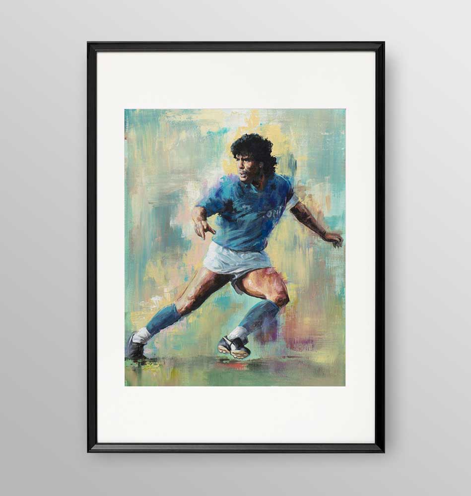 Diego Armando Maradona - Poster incorniciato Artyexpress