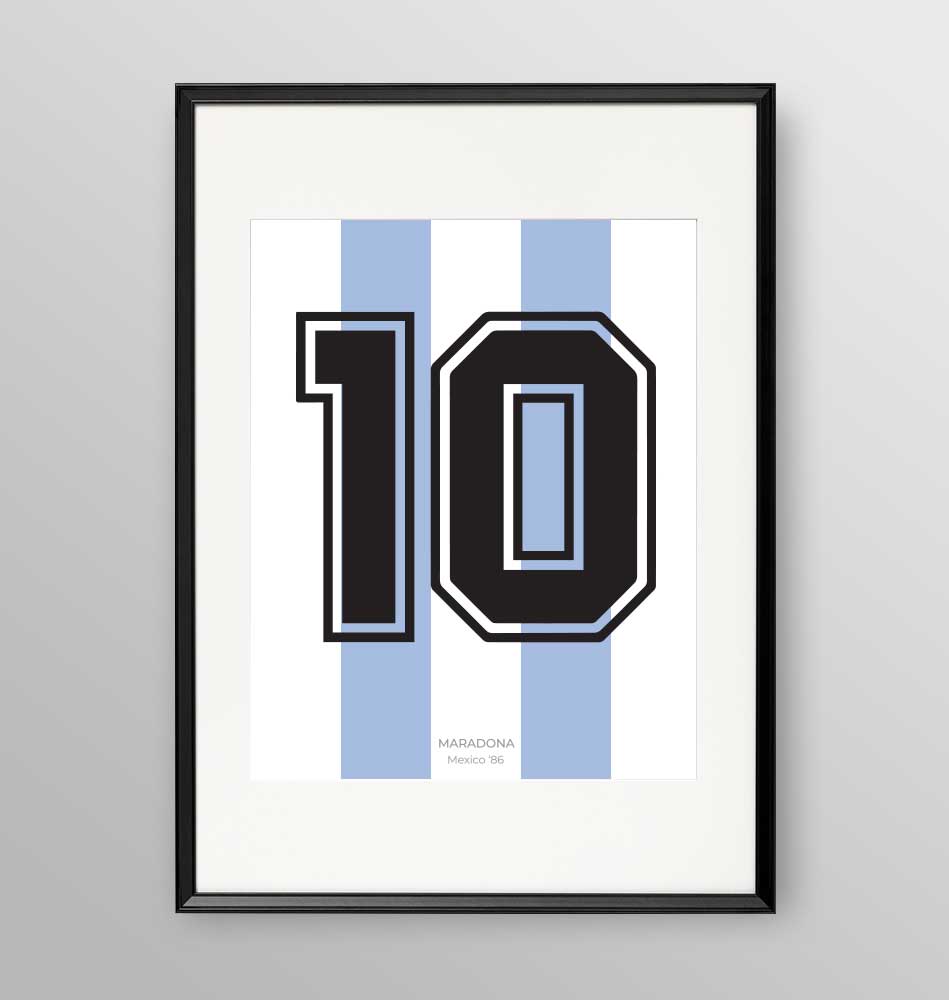 Diego Armando Maradona - Poster incorniciato Artyexpress