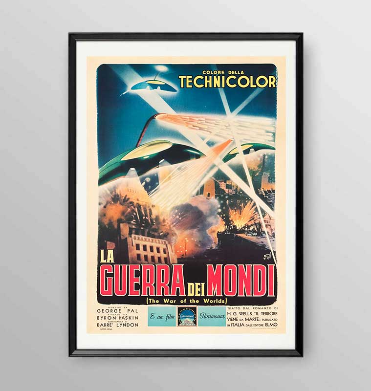 Film - La guerra dei mondi - Poster incorniciato Artyexpress