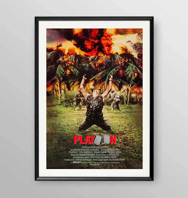 Film - Platoon - Poster incorniciato Artyexpress