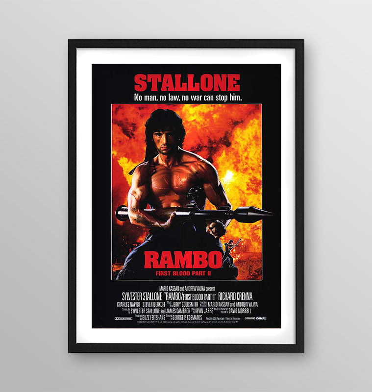 Film - Rambo II - Poster incorniciato Artyexpress