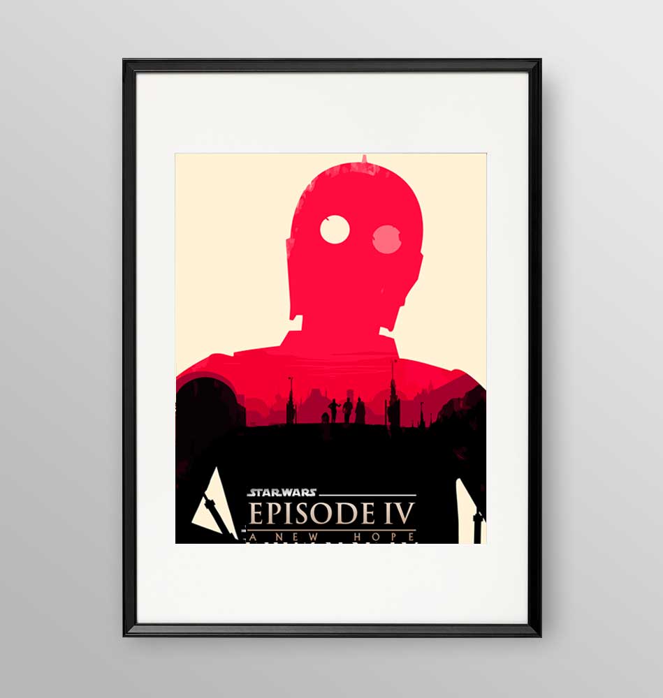 Film - Star Wars "A new hope" - Poster incorniciato Artyexpress