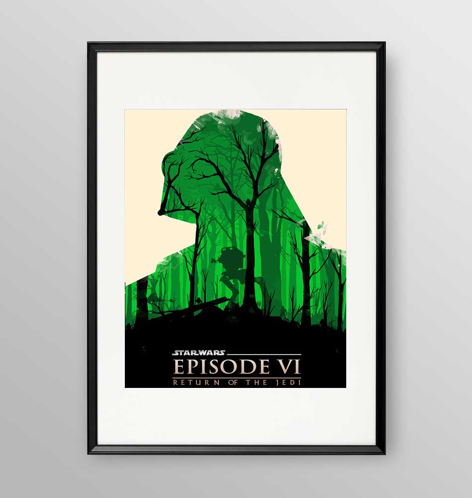 Film - Star Wars "Return of the Jedi" - Poster incorniciato Artyexpress