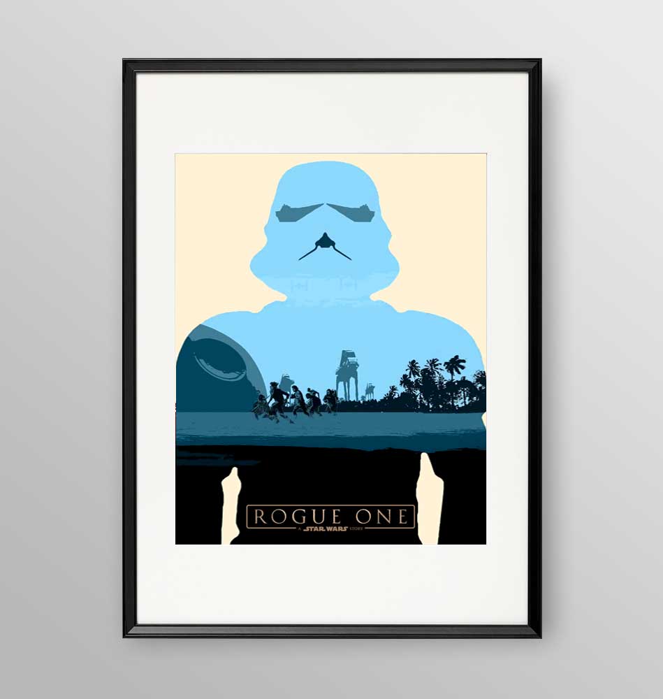 Film - Star Wars "Rogue One" - Poster incorniciato Artyexpress