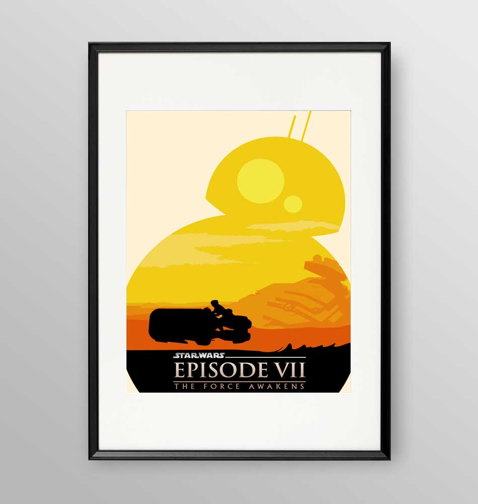 Film - Star Wars "The force awakens" - Poster incorniciato Artyexpress