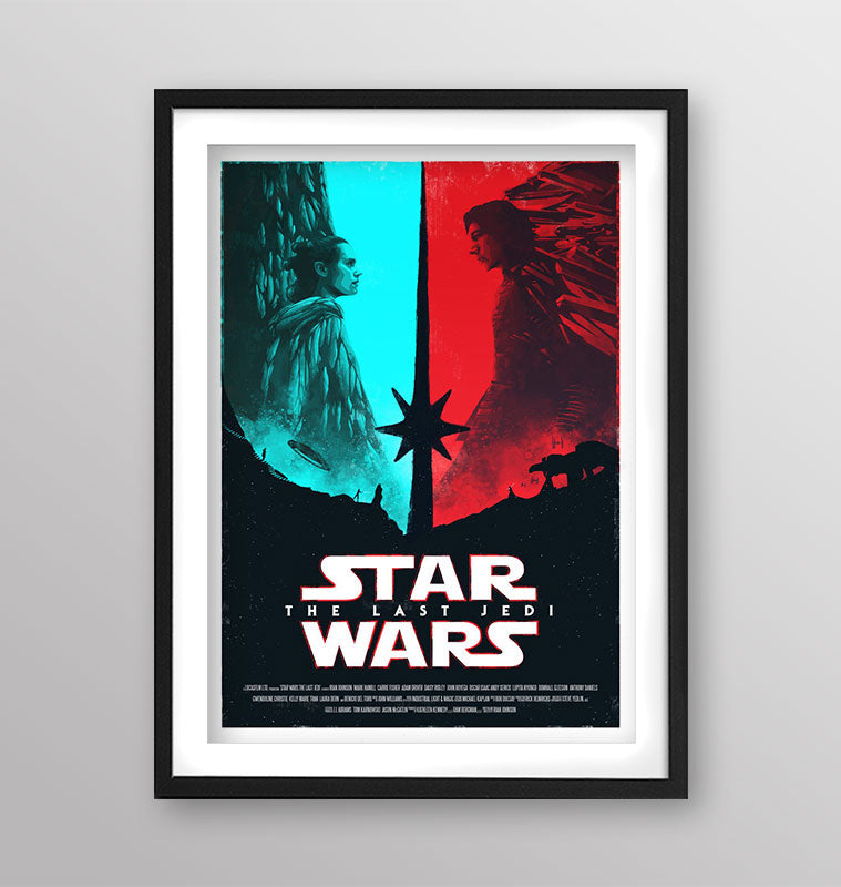 Film - Star Wars The last Jedi- Poster incorniciato Artyexpress
