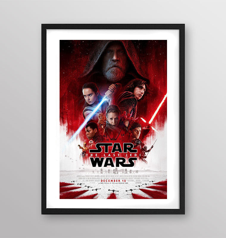 Film - Star Wars The last Jedi- Poster incorniciato Artyexpress