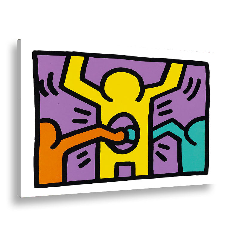 Pop art Keith Haring - Tela canvas Artyexpress