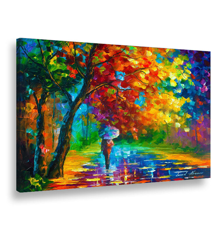 Tela canvas Lenoid Afremov "Dedizione d'amore"