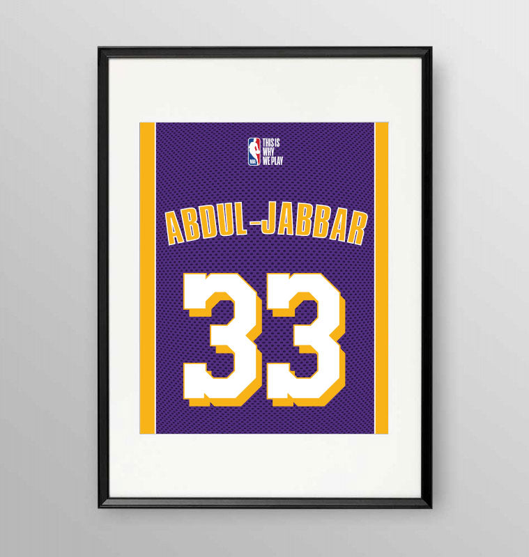 NBA Kareem Abdul-Jabbar - Poster incorniciato Artyexpress