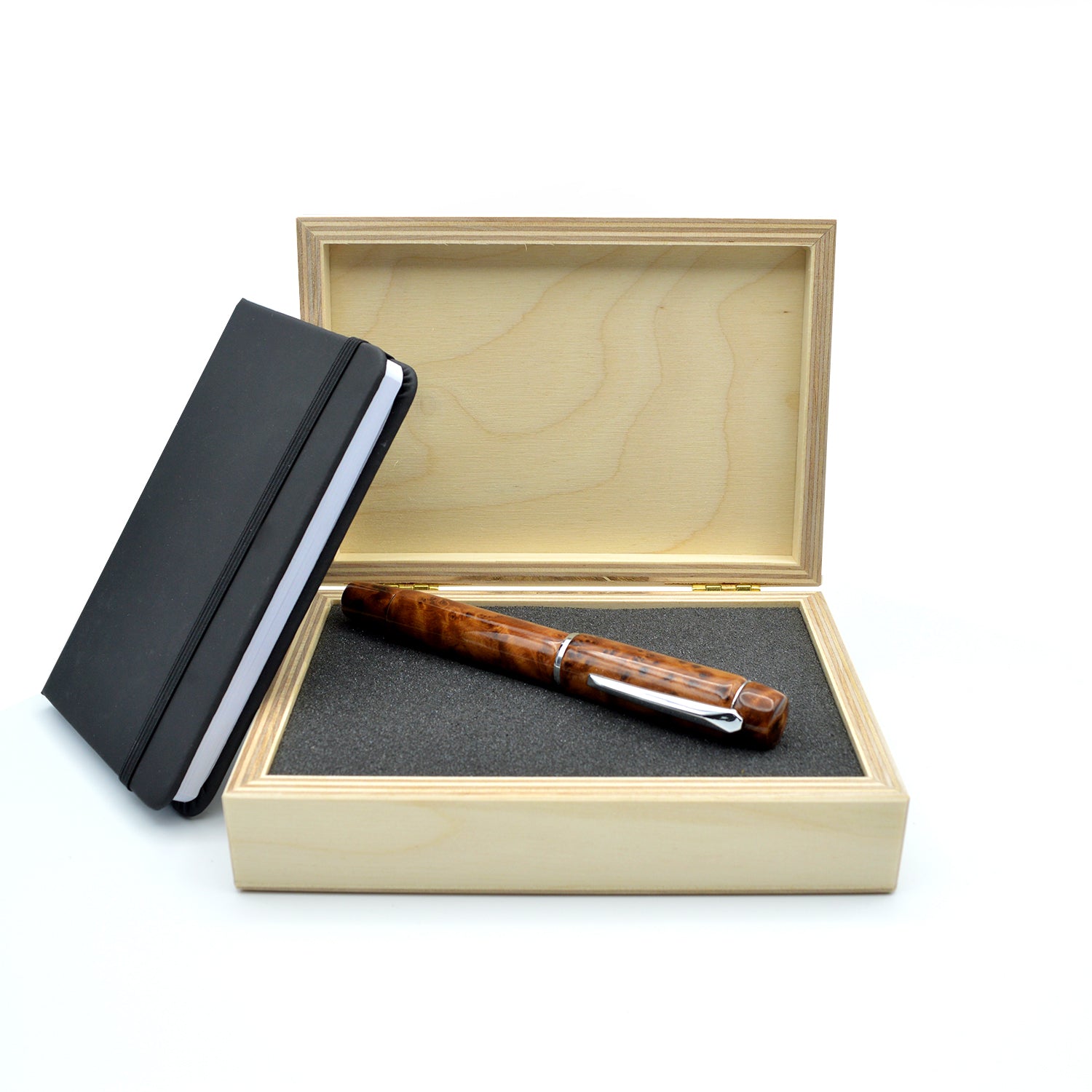 Clivia - Penna stilografica in radica di tuhya