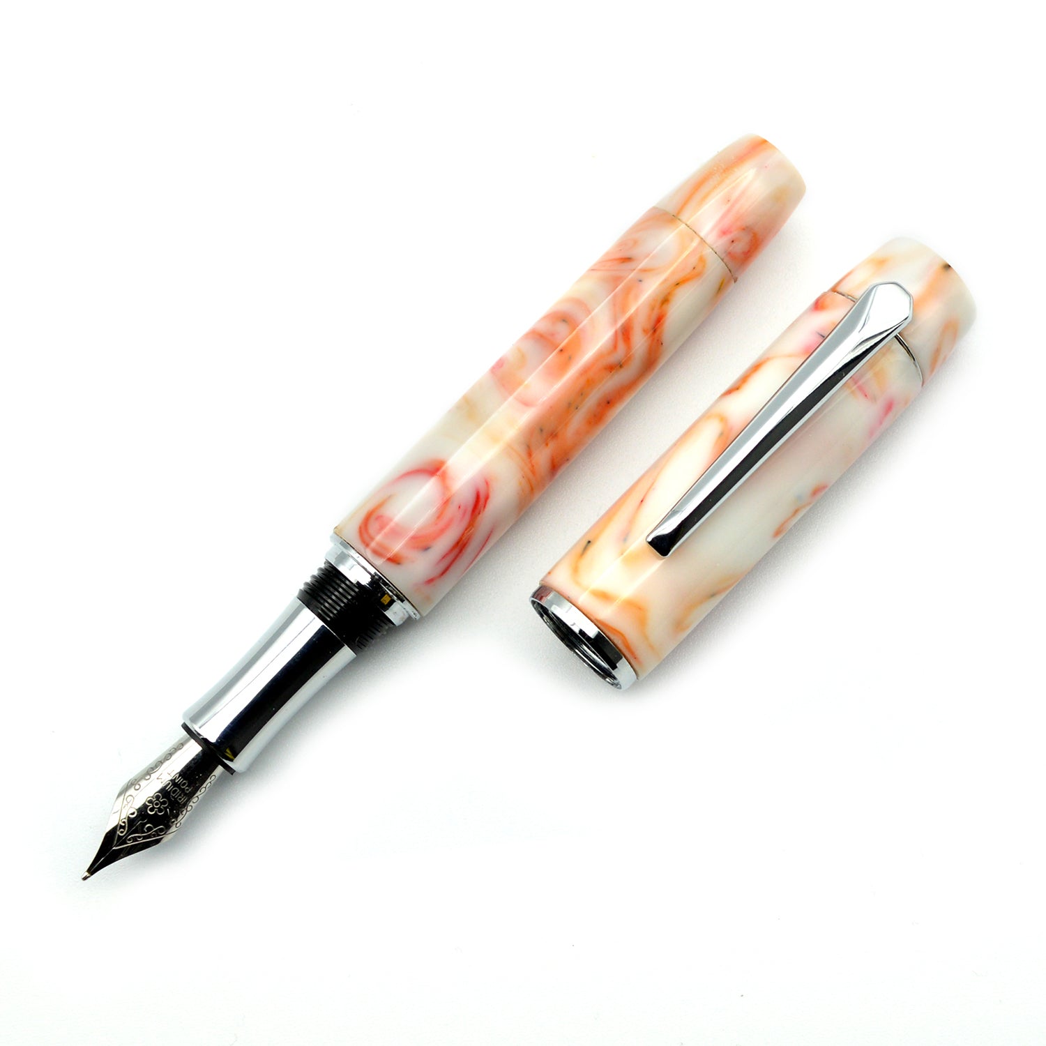 Clivia - Penna stilografica in resina colorata