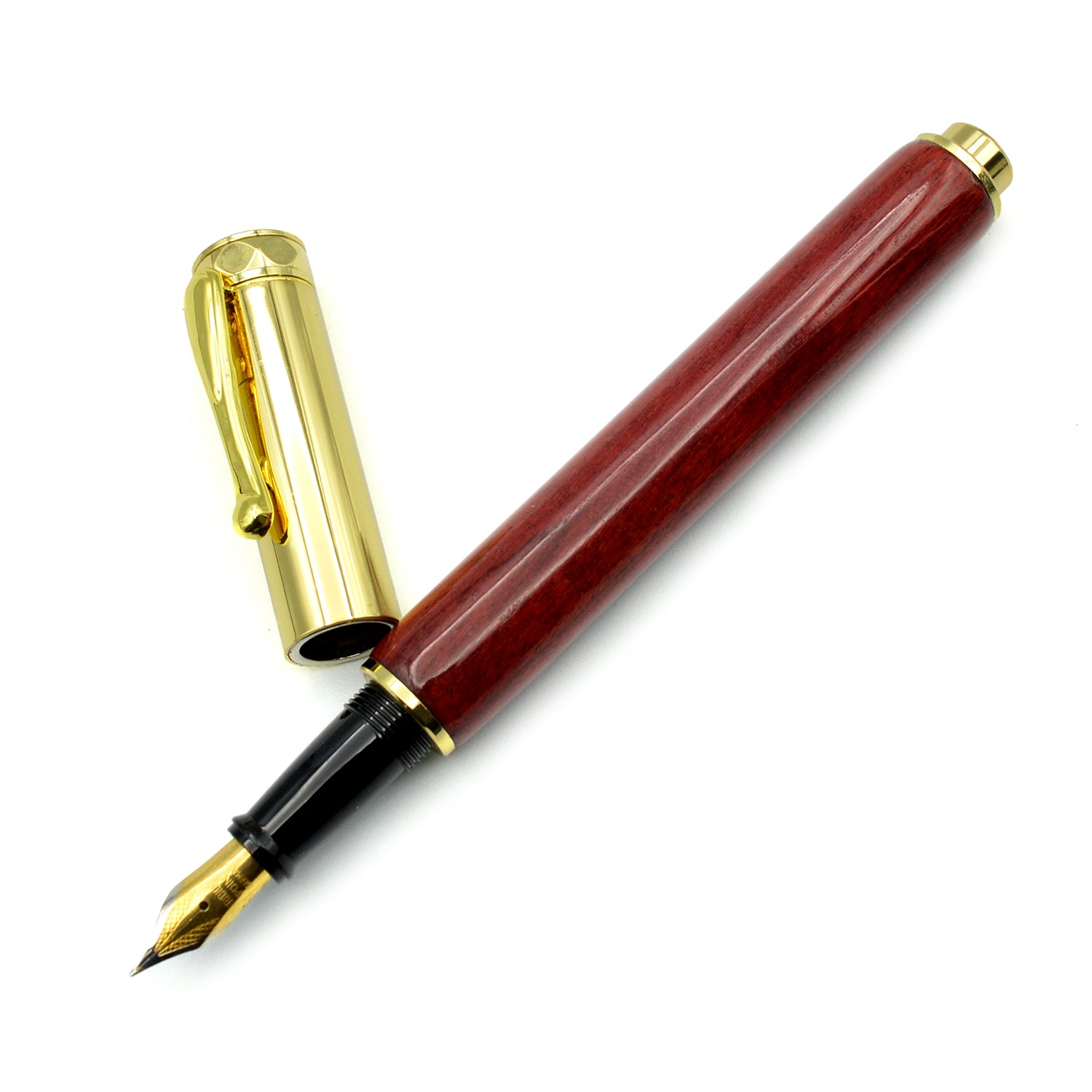 Asia - Penna stilografica in legno di palissandro e cocobolo