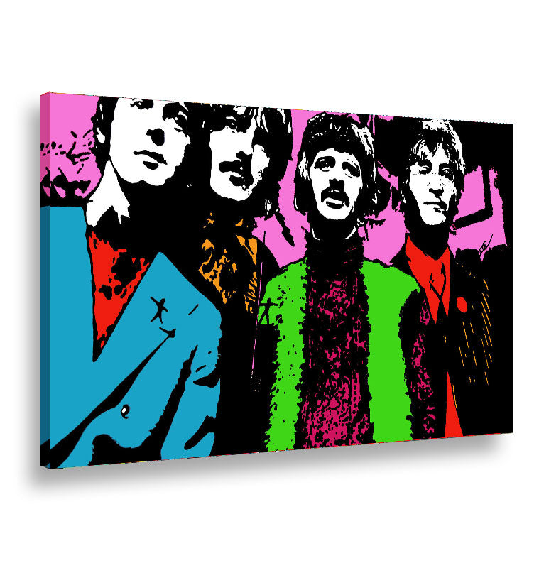 Pop art The Beatles - Tela canvas Artyexpress