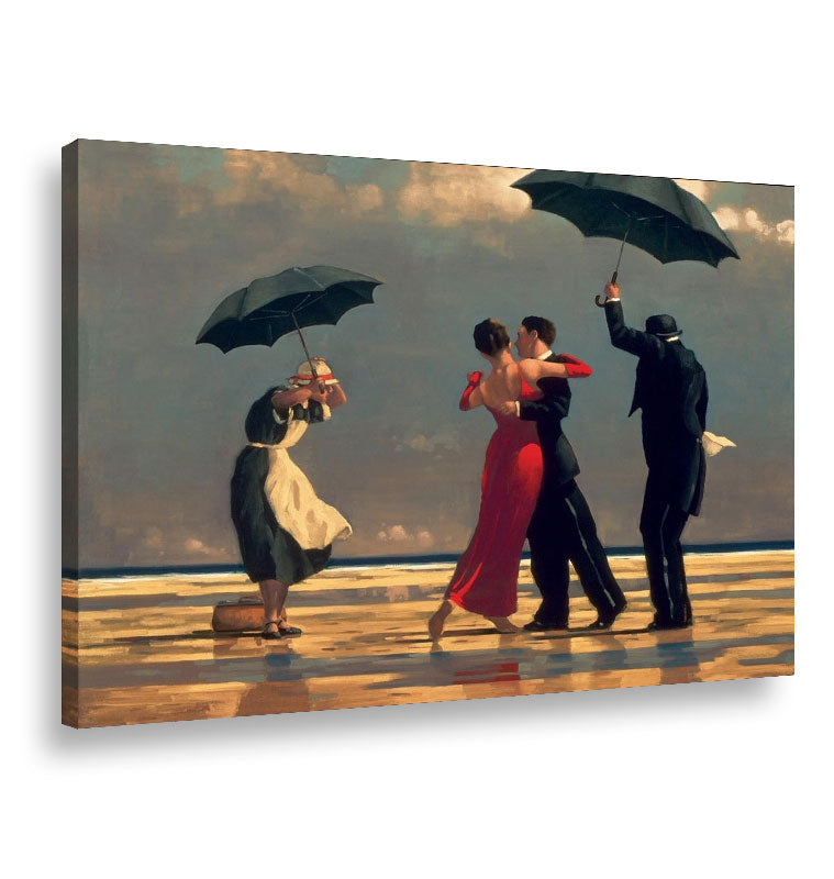 Jack Vettriano  Il maggiordomo cantante - Tela canvas Artyexpress