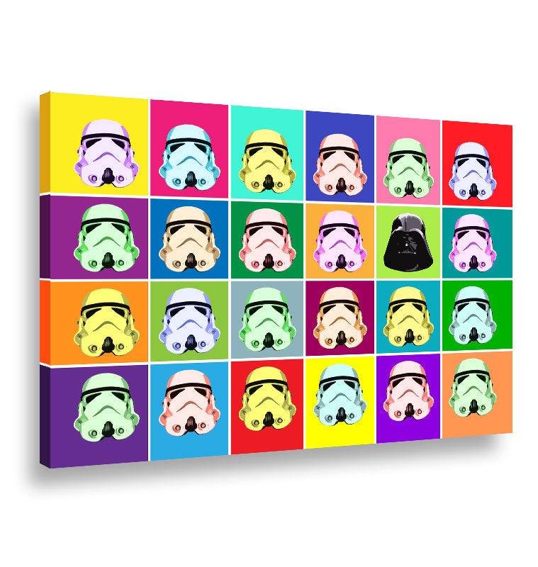Pop art Star Wars Stormtrooper - Tela canvas Artyexpress