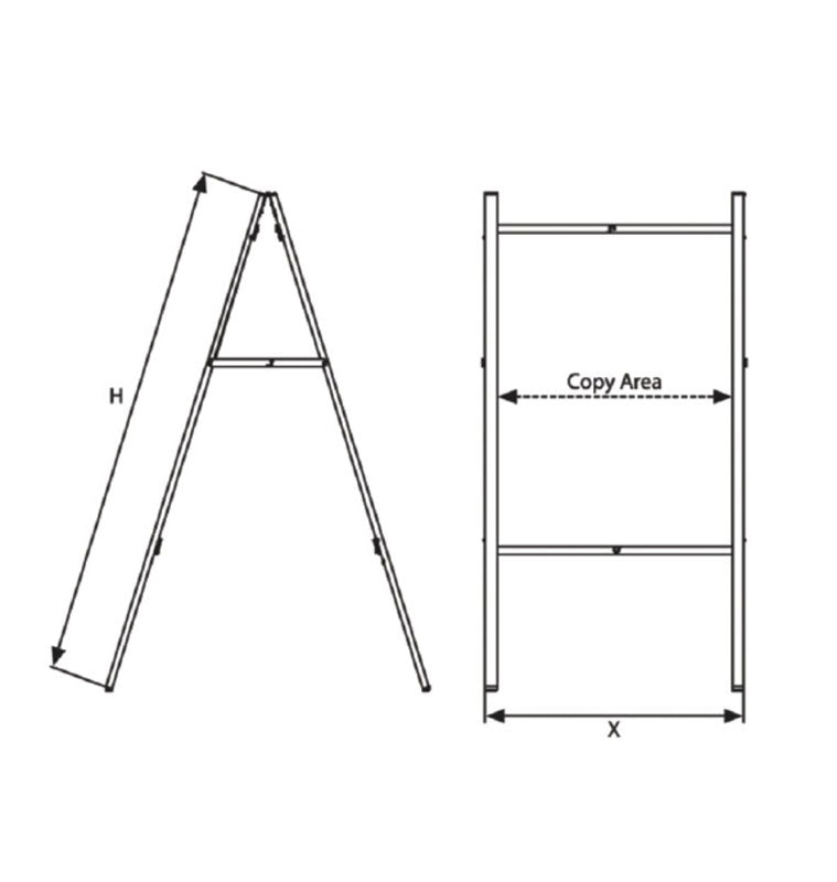 Cavalletto in allumino Compact - Artyexpress