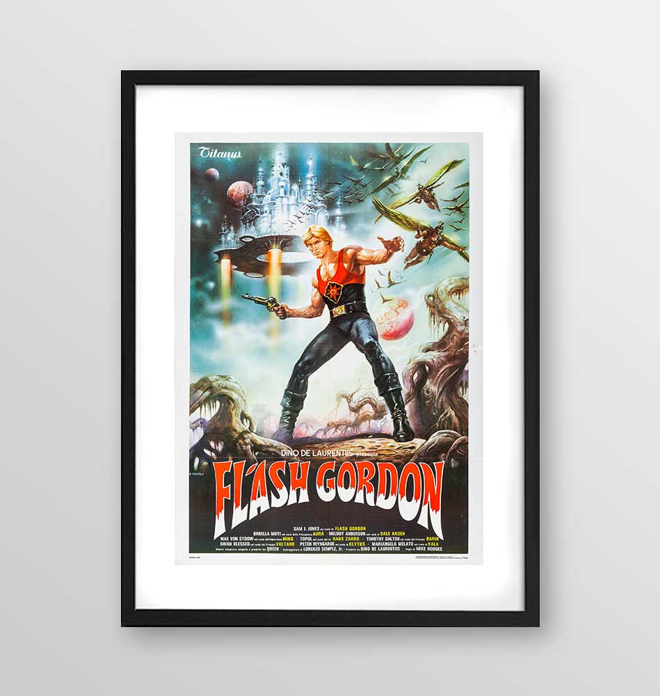 Film - Flash Gordon - Poster incorniciato Artyexpress