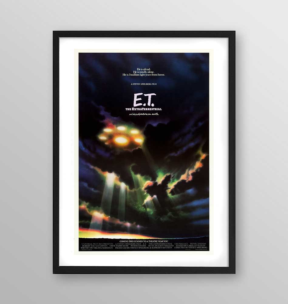 E.T. l'extra-terrestre - Poster film incorniciato
