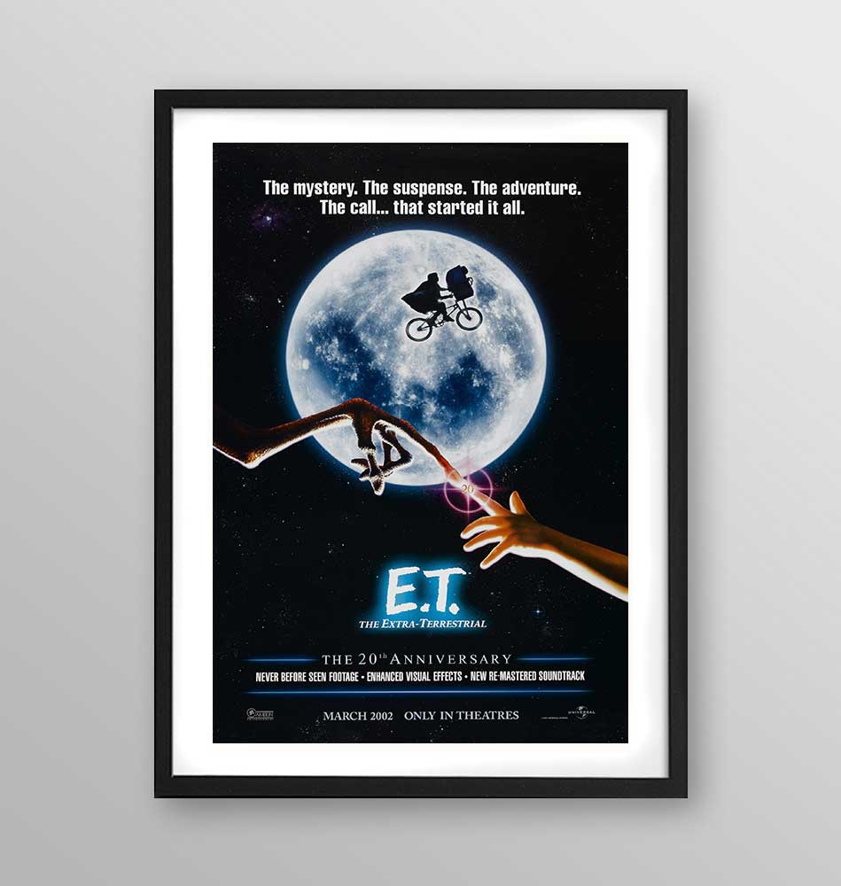 E.T. l'extra-terrestre - Poster film incorniciato