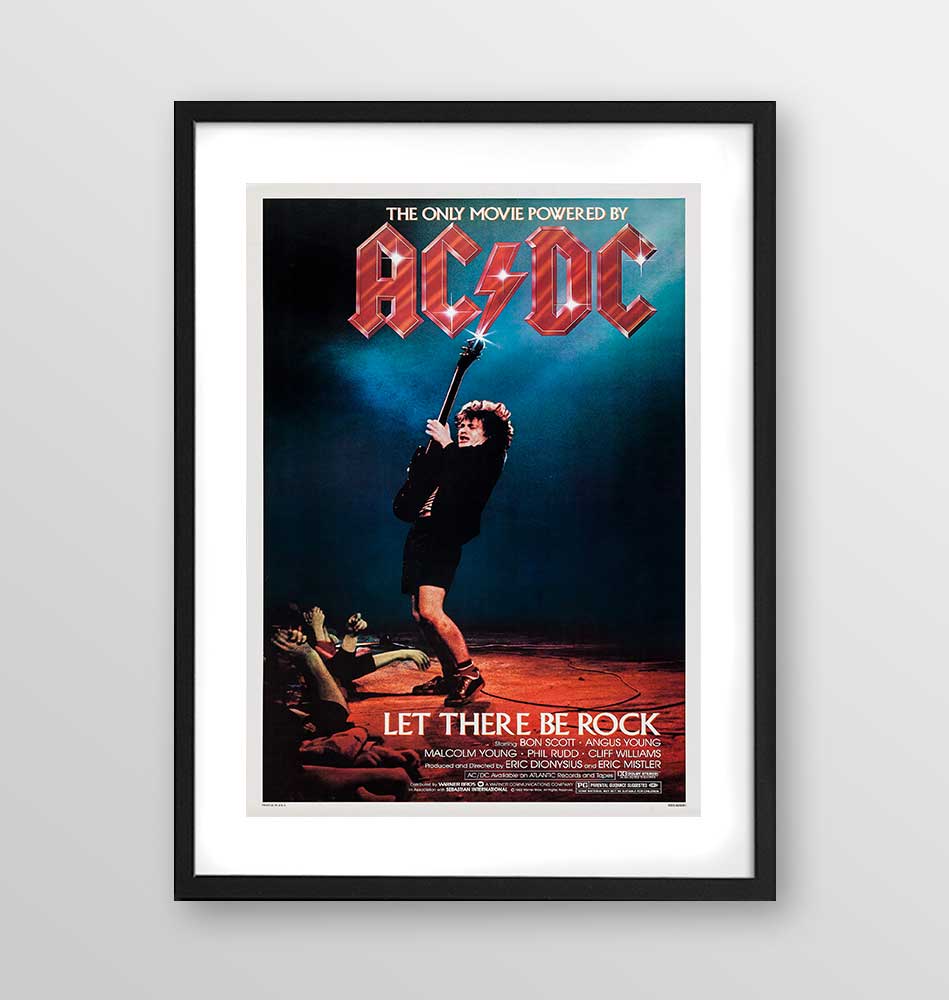 Film concerto - AC/DC - Poster incorniciato Artyexpress
