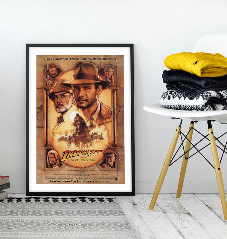 Film - Indiana Jones e l'ultima crociata - Poster incorniciato Artyexpress