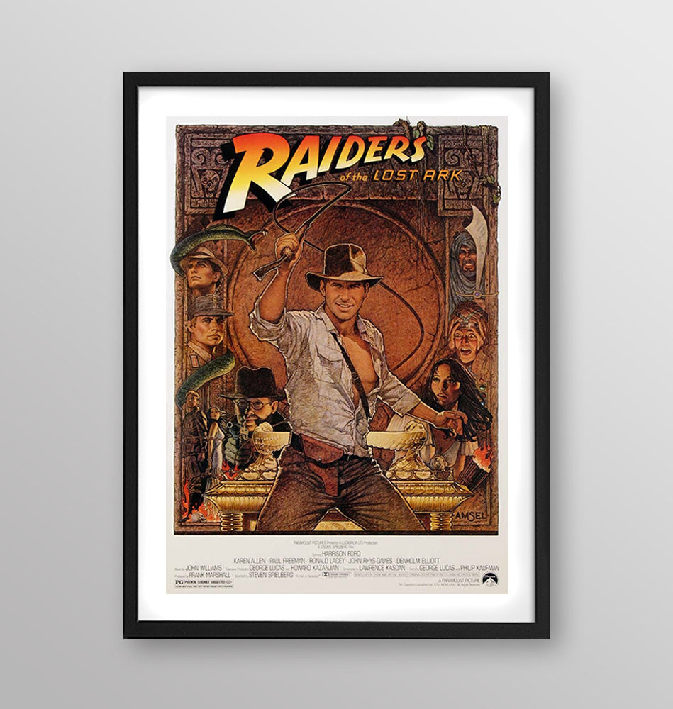 Film - Indiana Jones e i predatori dell'arca perduta - Poster incorniciato Artyexpress