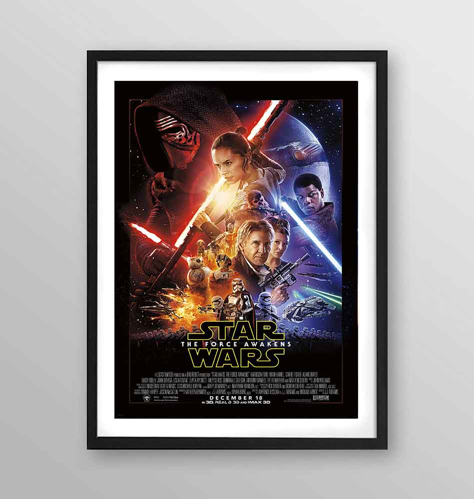 Film - Star Wars "The force awakens" - Poster incorniciato Artyexpress