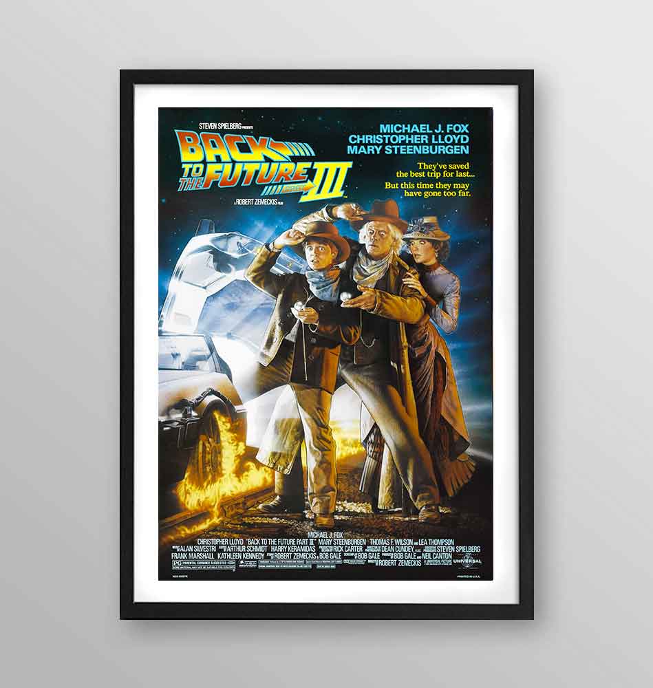 Film - Ritorno al futuro III - Poster incorniciato Artyexpress