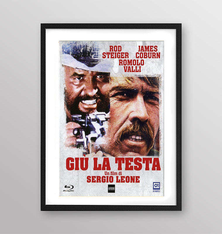 Film - Giù la testa - Poster incorniciato Artyexpress